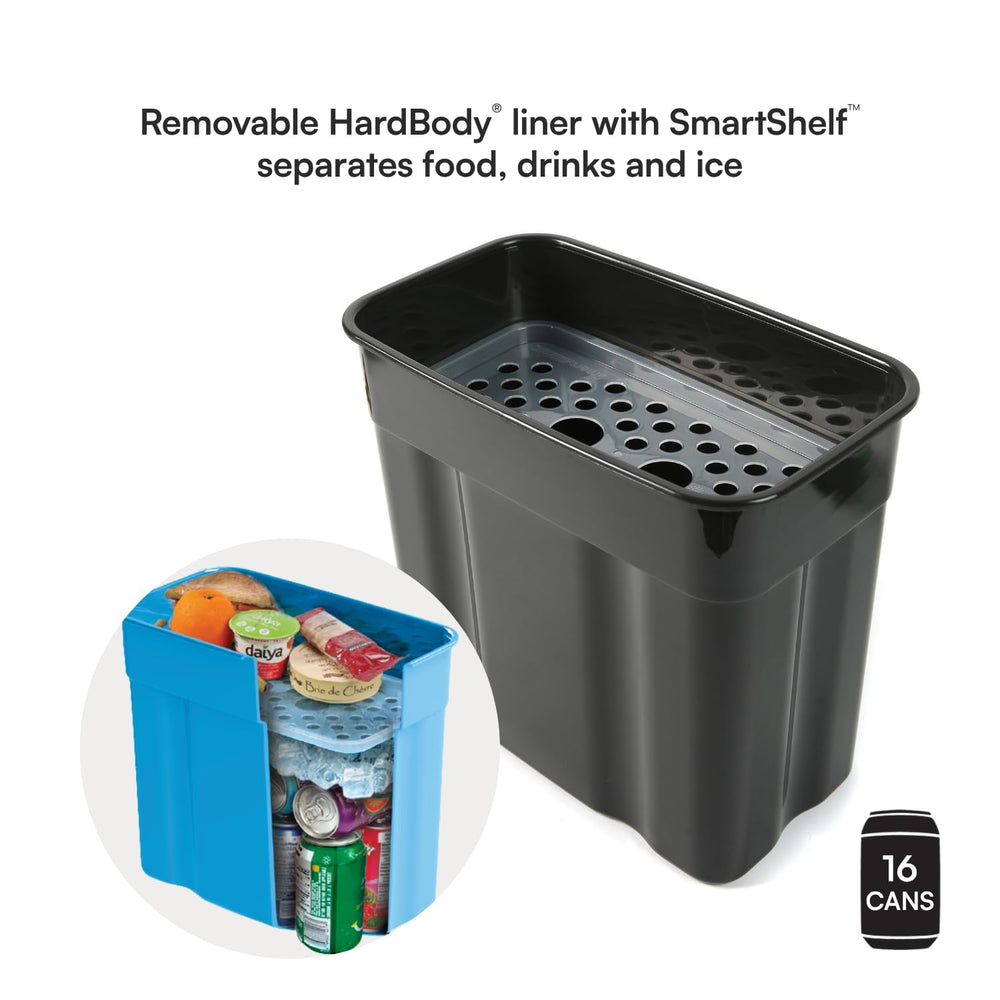 Titan by Arctic Zone interior HardBody con SmartShelf que organiza y protege alimentos
