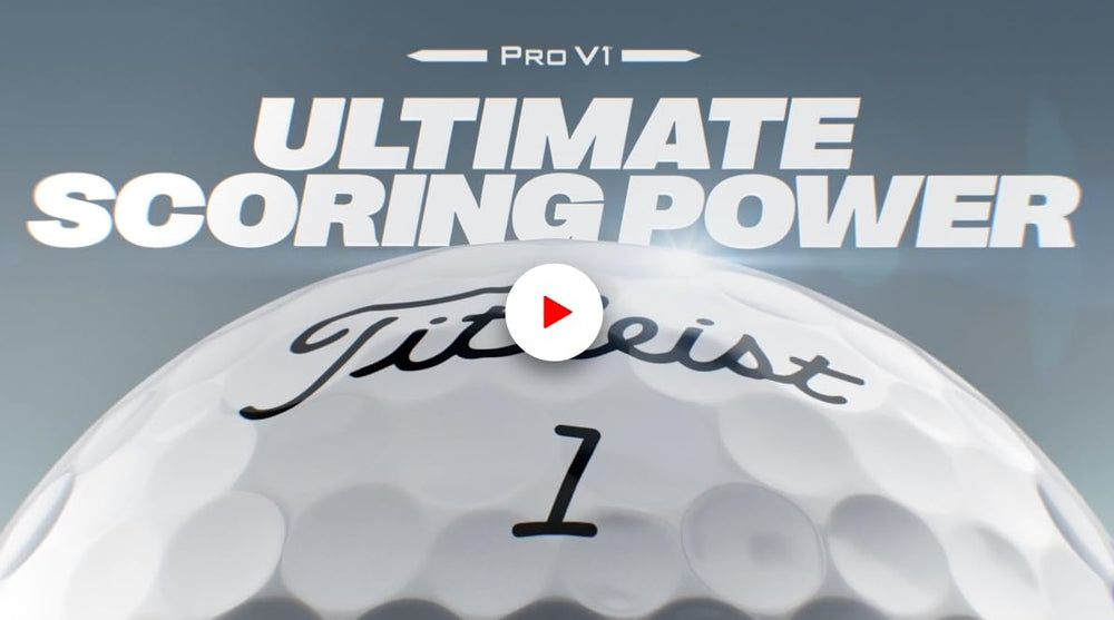 Titleist Pro V1x comparada con una regla para tamaño y escala