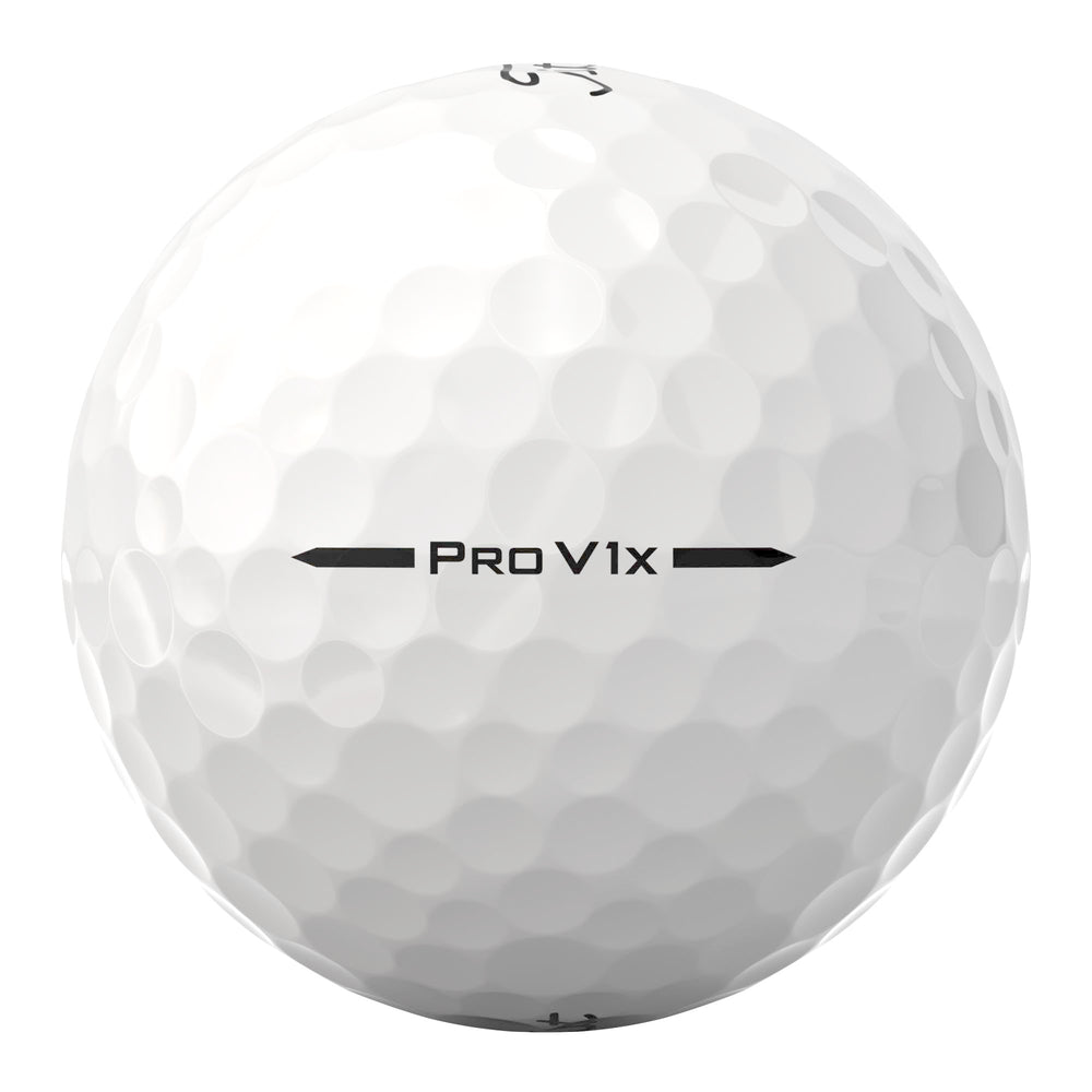 Titleist Pro V1x bola en green ilustrando control y frenado