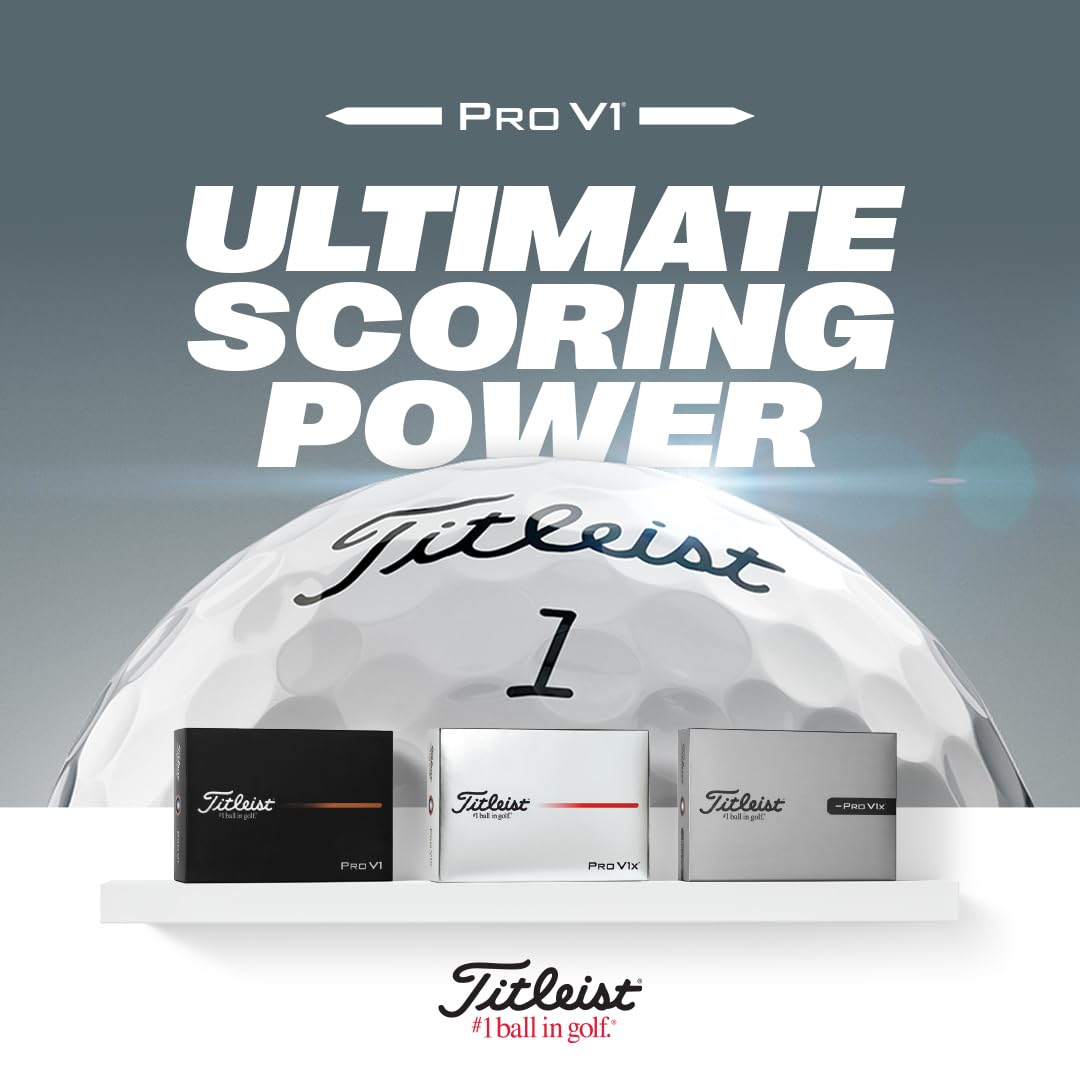 Titleist Pro V1x en campo de golf transmitiendo confianza competitiva