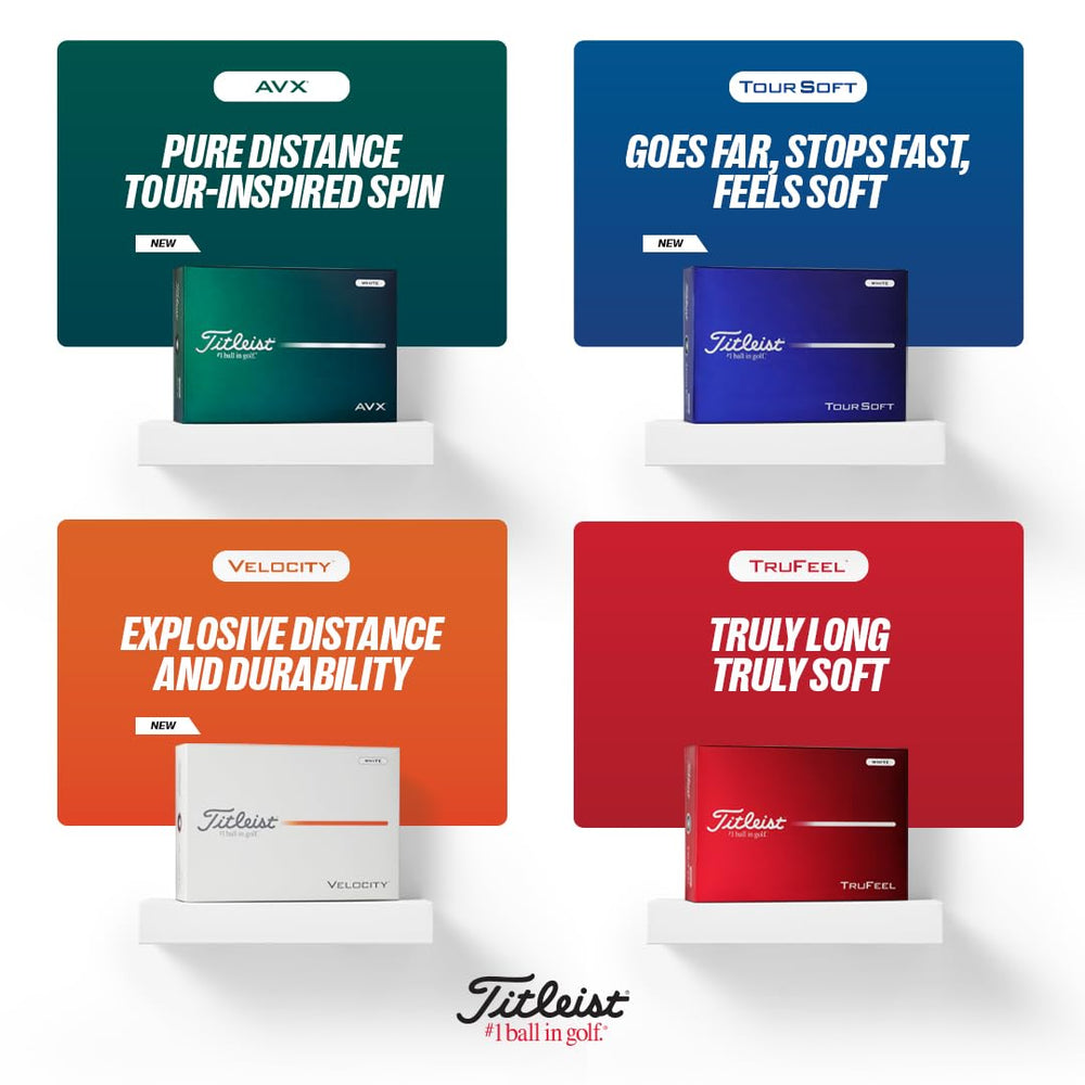 Titleist Tour Soft en el tee durante un drive destacando sensación suave y mayor recorrido