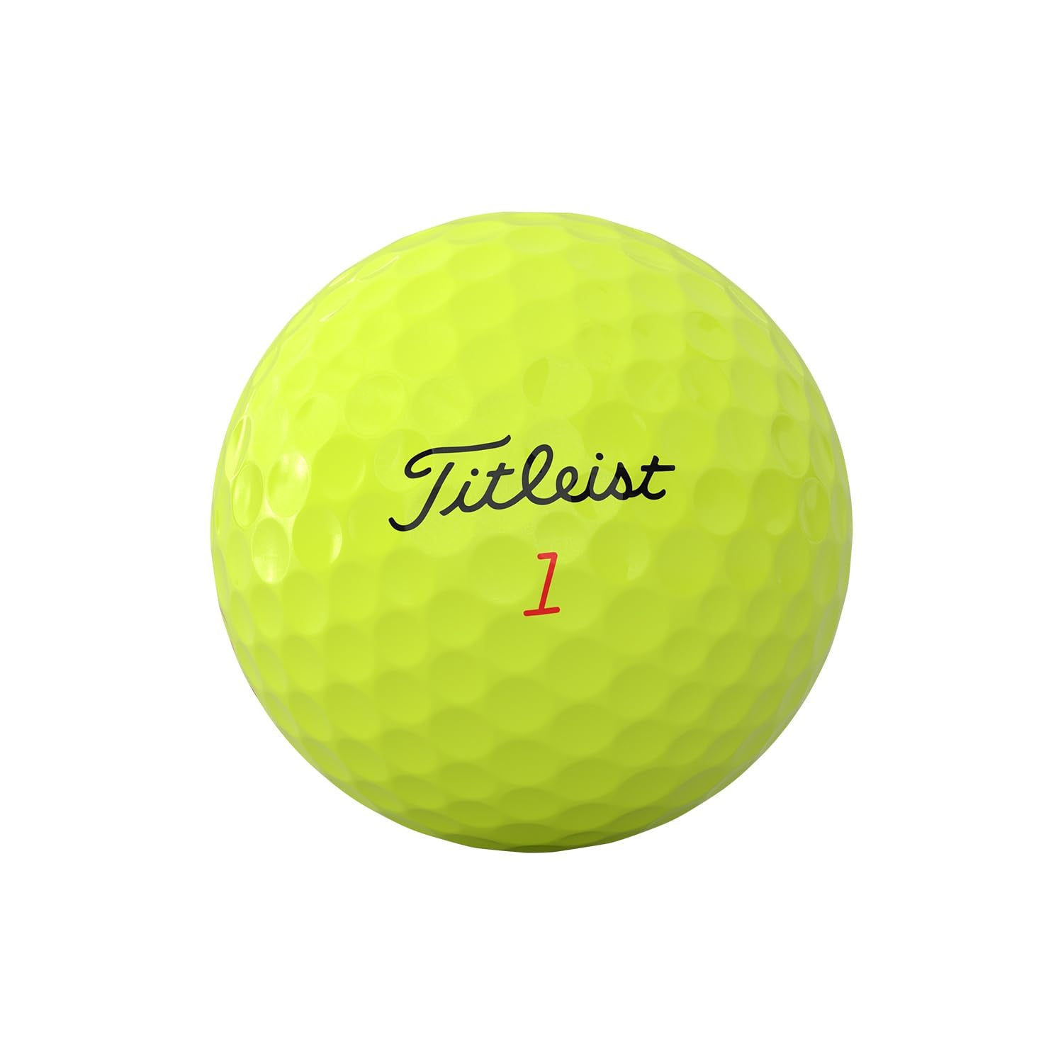 Titleist TruFeel primer plano de la textura y hoyuelos para control