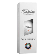 Textura de la cubierta NAZ plus de Titleist Velocity para control y tacto mejorado