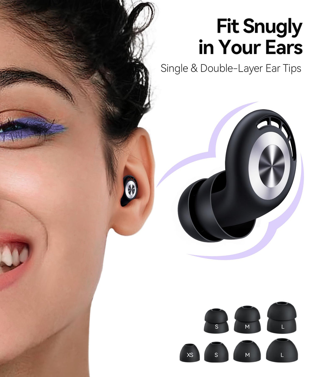 TOAPEX tapones en oreja mientras duerme de lado, reduce presión