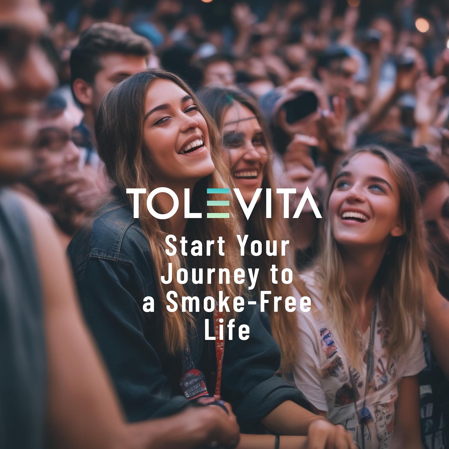TOLEVITA persona al aire libre usando parche, apoyo herbal para estilo de vida activo