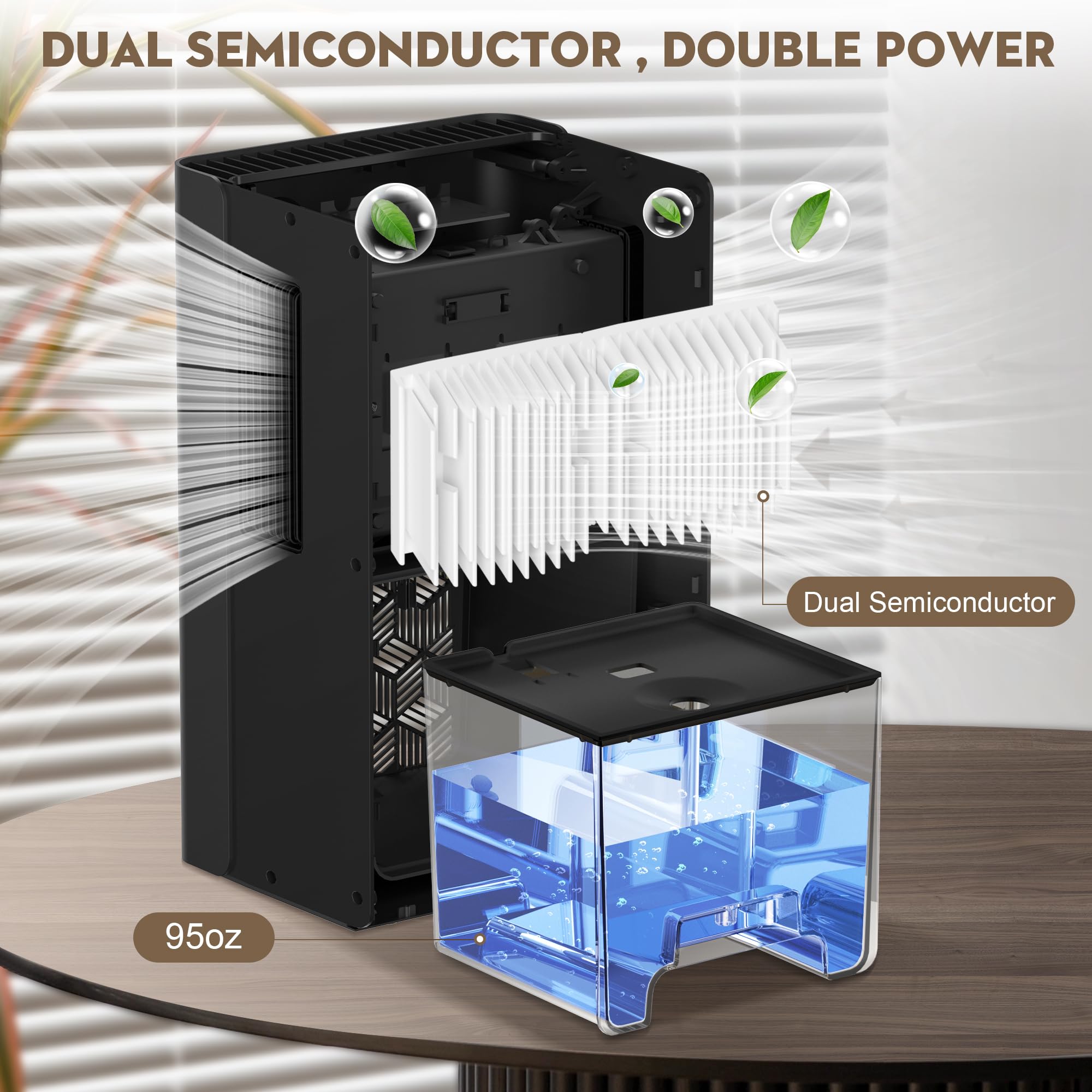 ToLife deshumidificador en dormitorio reduciendo humedad y ruido