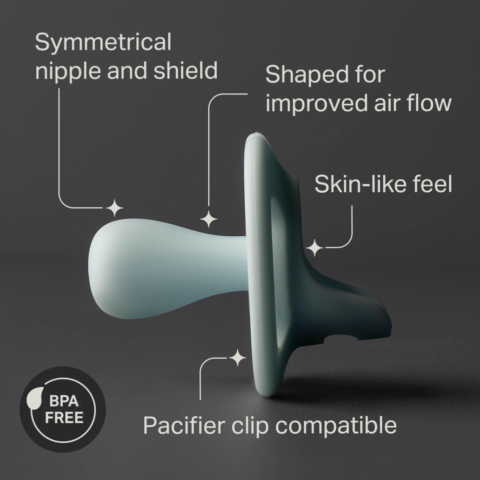 Tommee Tippee pantalla curvada con orificios para respirar, protege piel