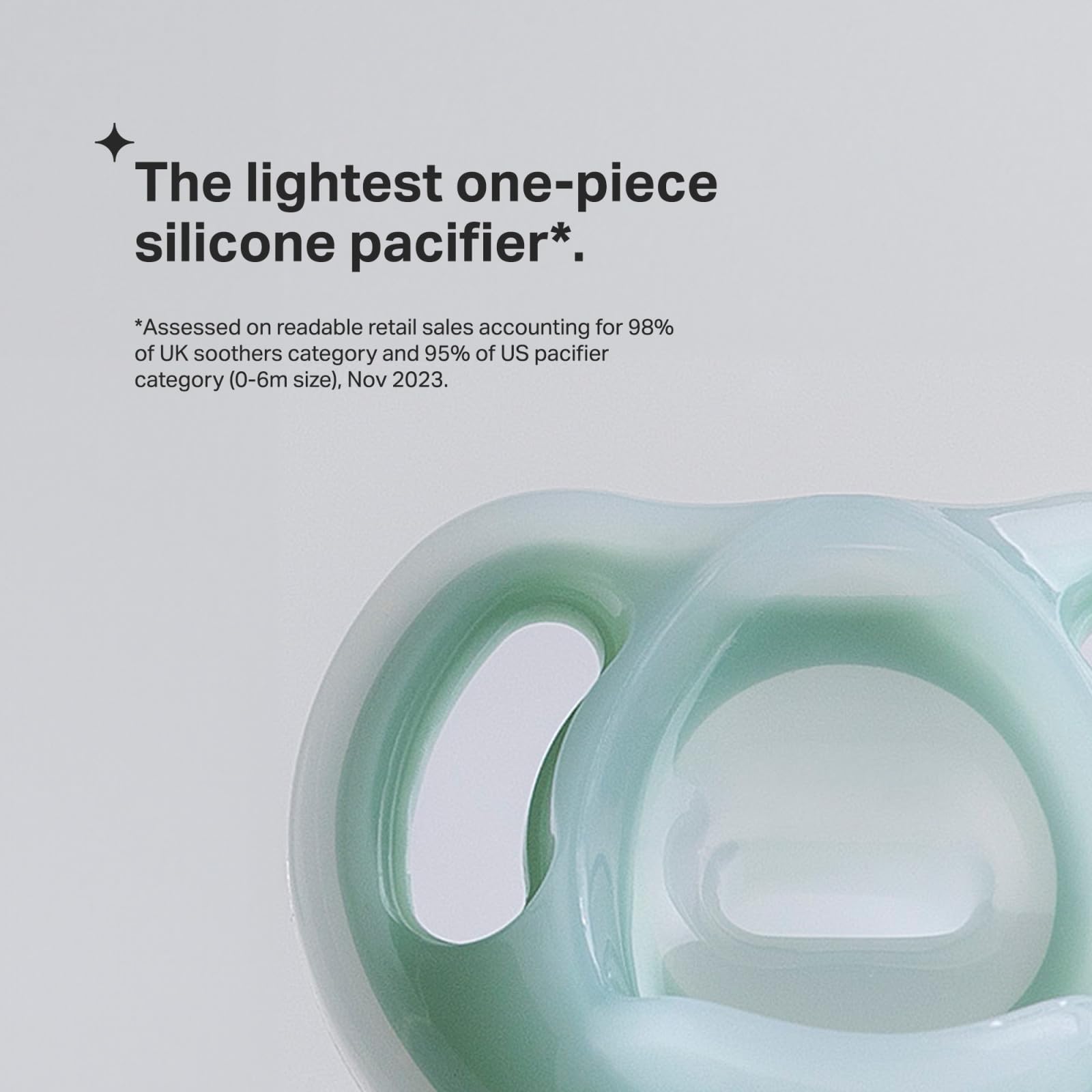 Tommee Tippee perfil del escudo curvado que protege la piel del bebé