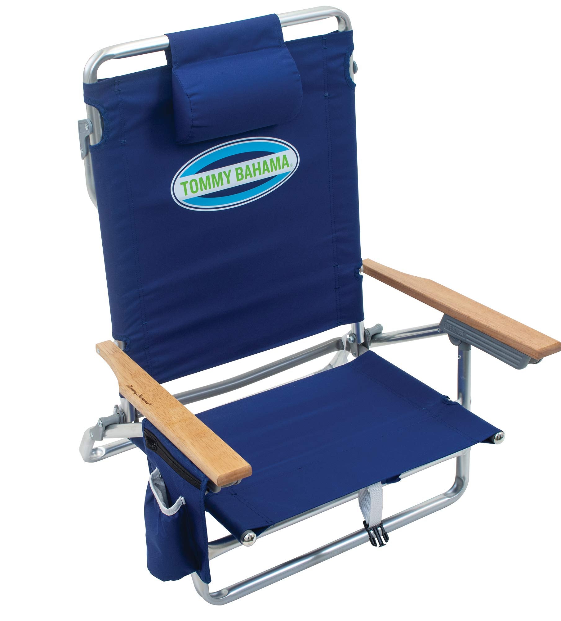 Tommy Bahama vista frontal de la silla, cómoda para la playa