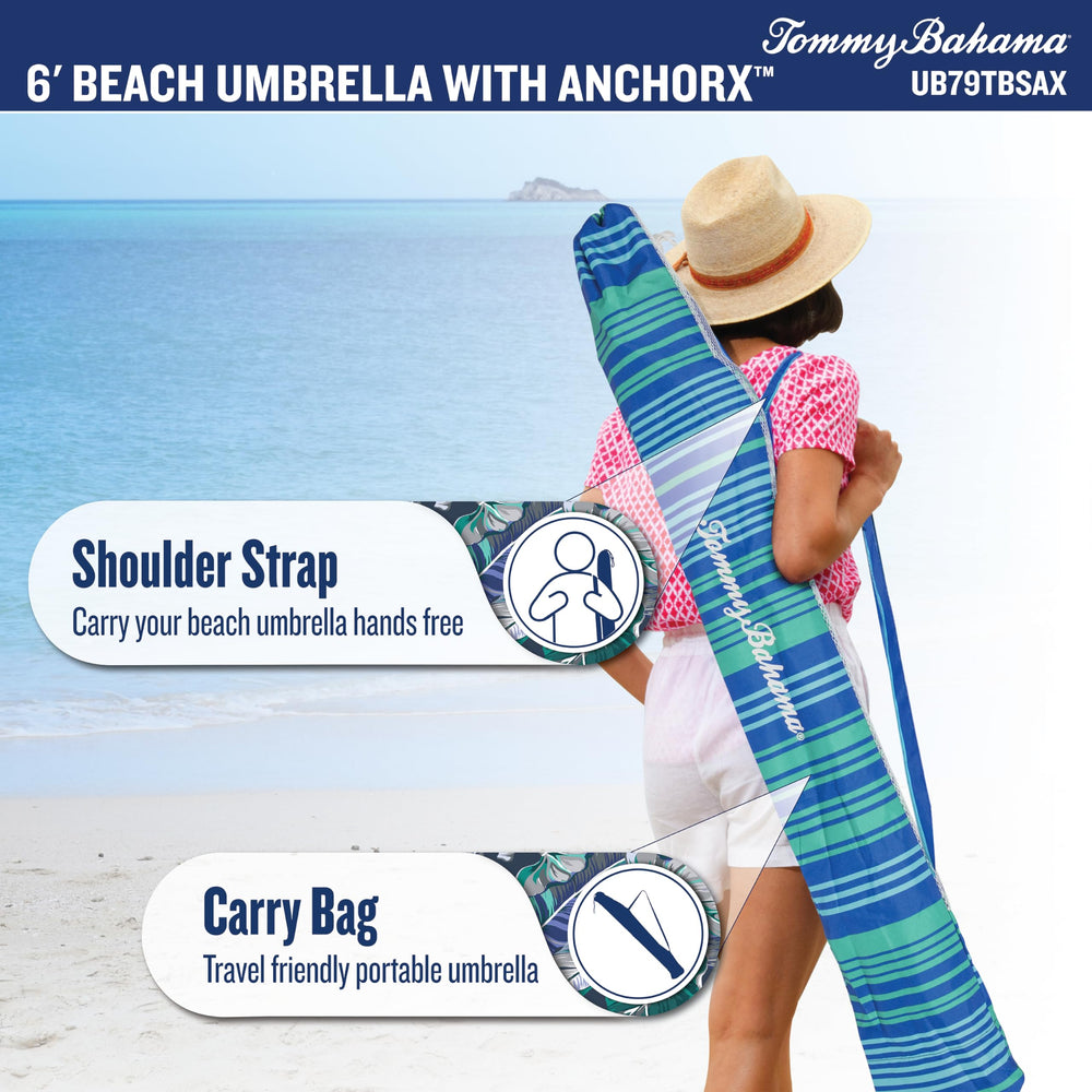 Tommy Bahama ventilación superior que reduce presión del viento
