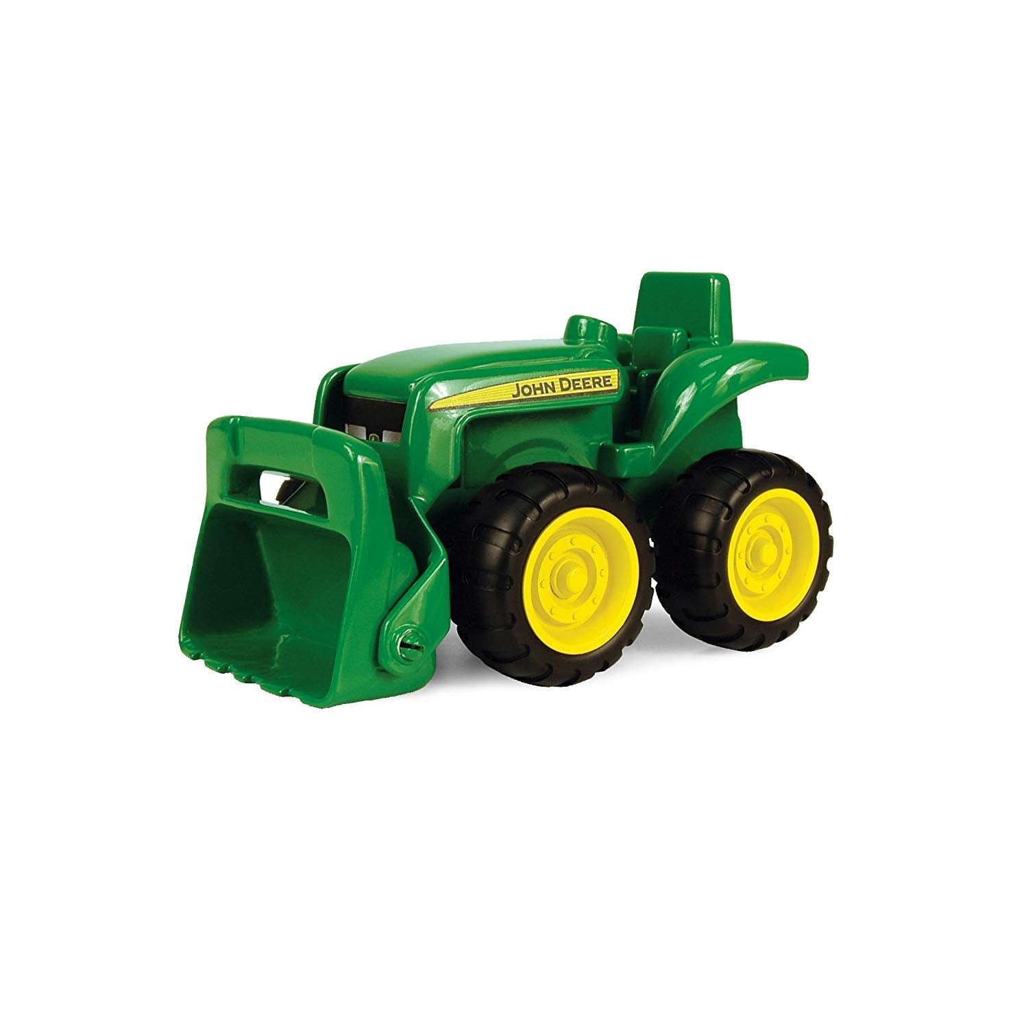 TOMY John Deere detalle de la pala frontal del tractor, facilita recoger arena y desarrollar motricidad
