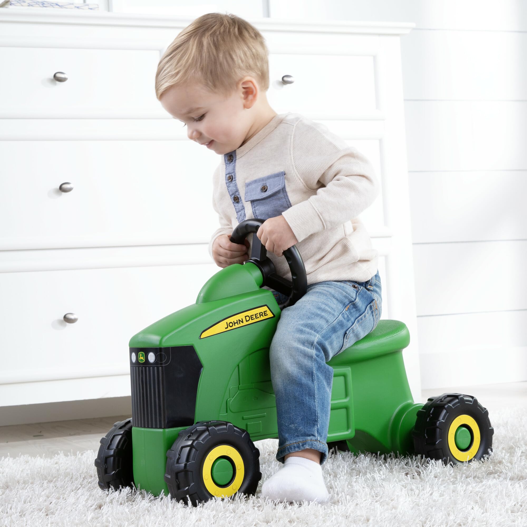 TOMY John Deere ruedas resistentes para juego interior y exterior