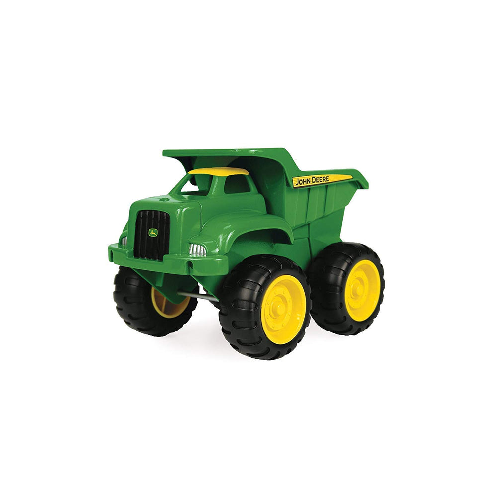 TOMY John Deere detalle del volquete del camión, permite verter arena con mecanismo funcional