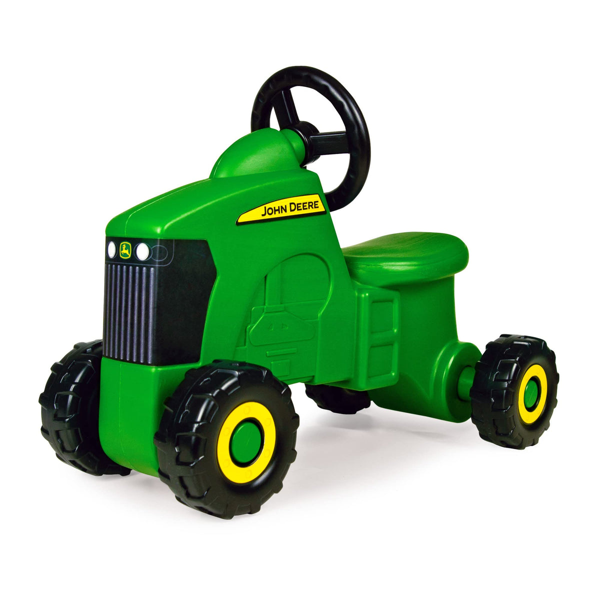 TOMY John Deere vista frontal con colores auténticos y gran atractivo