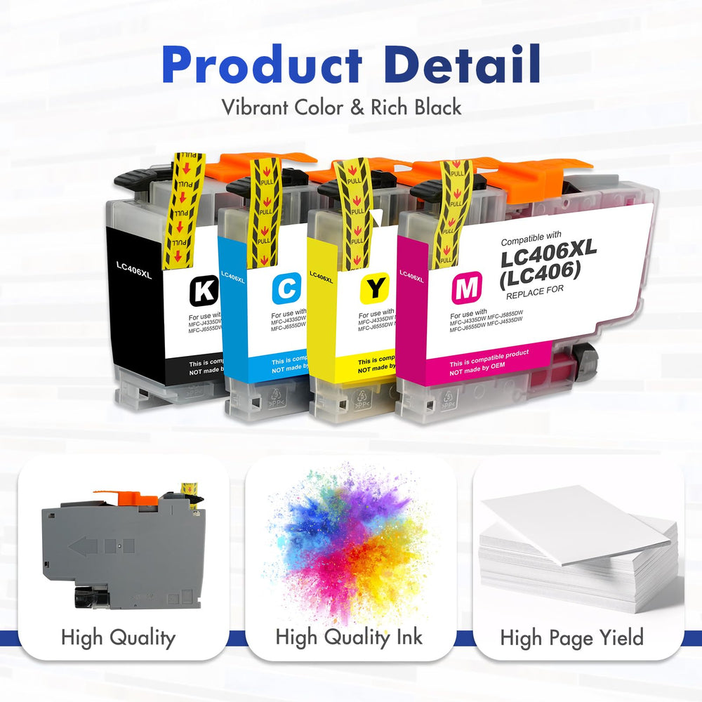 Toner Bank cartucho instalado en Brother MFC-J5855DW para uso inmediato