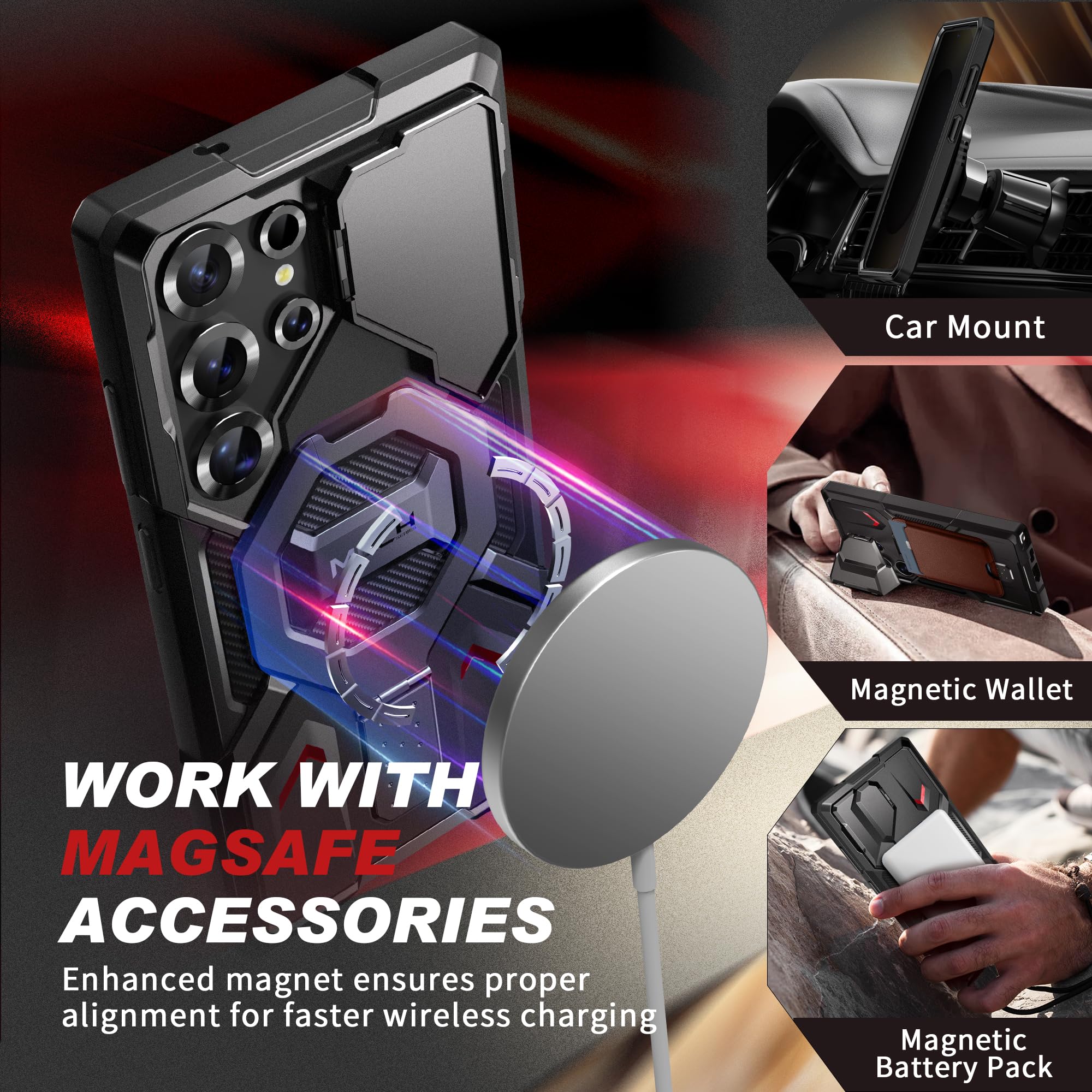 TONGATE anillo soporte plegable en uso, estabilidad para ver videos