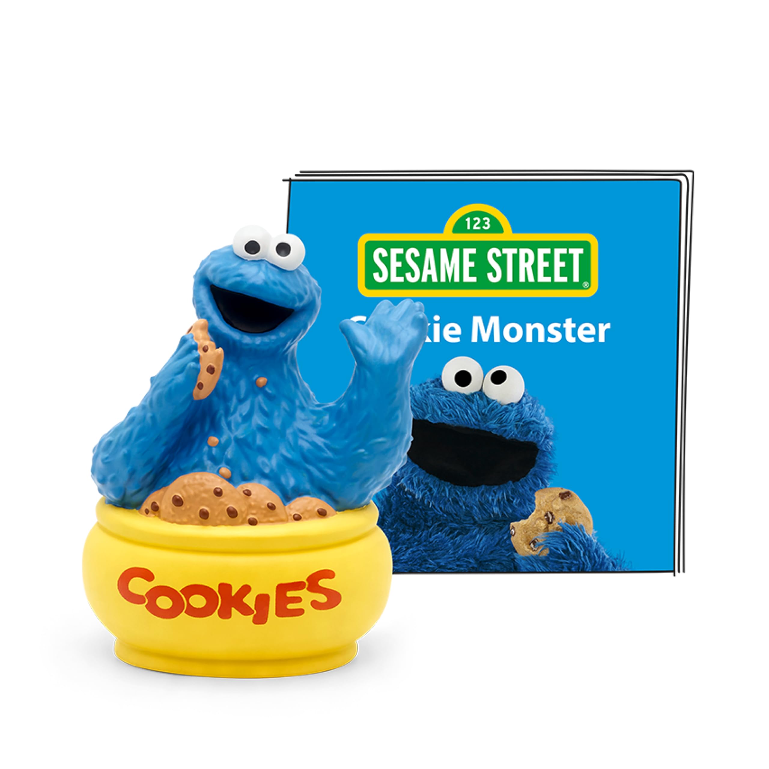 Tonies Cookie Monster vista frontal mostrando la figura y su diseño atractivo
