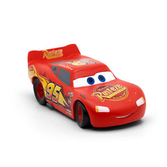Tonies Lightning McQueen colocado sobre Toniebox para inicio de la historia y canciones