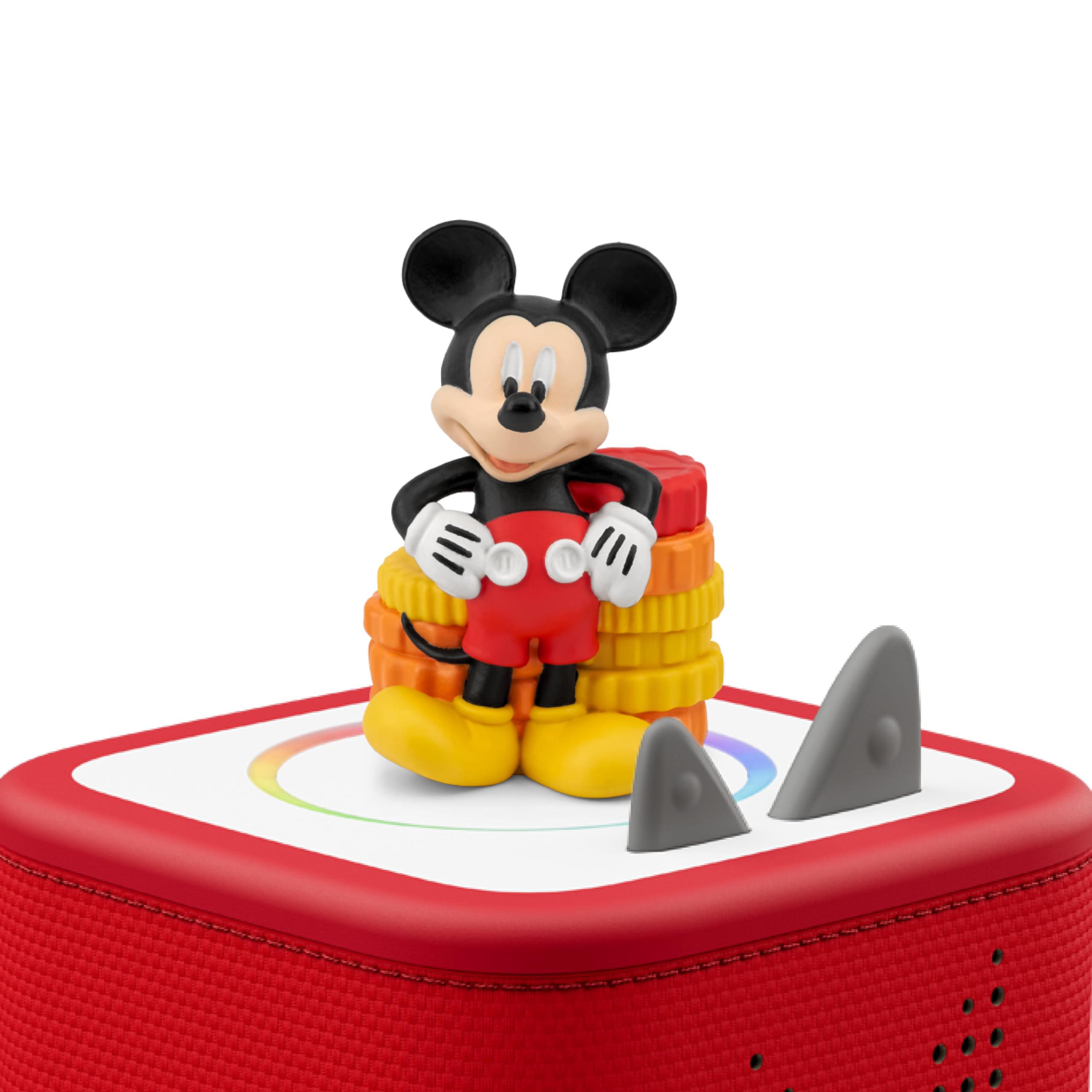 Tonies Mickey primer plano del rostro que ilustra calidad y detalle seguro