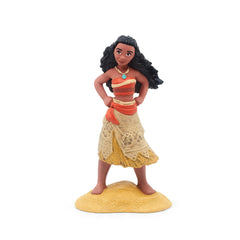 Figura Tonies Moana colocada sobre una Toniebox en reproducción, uso sencillo Tonies
