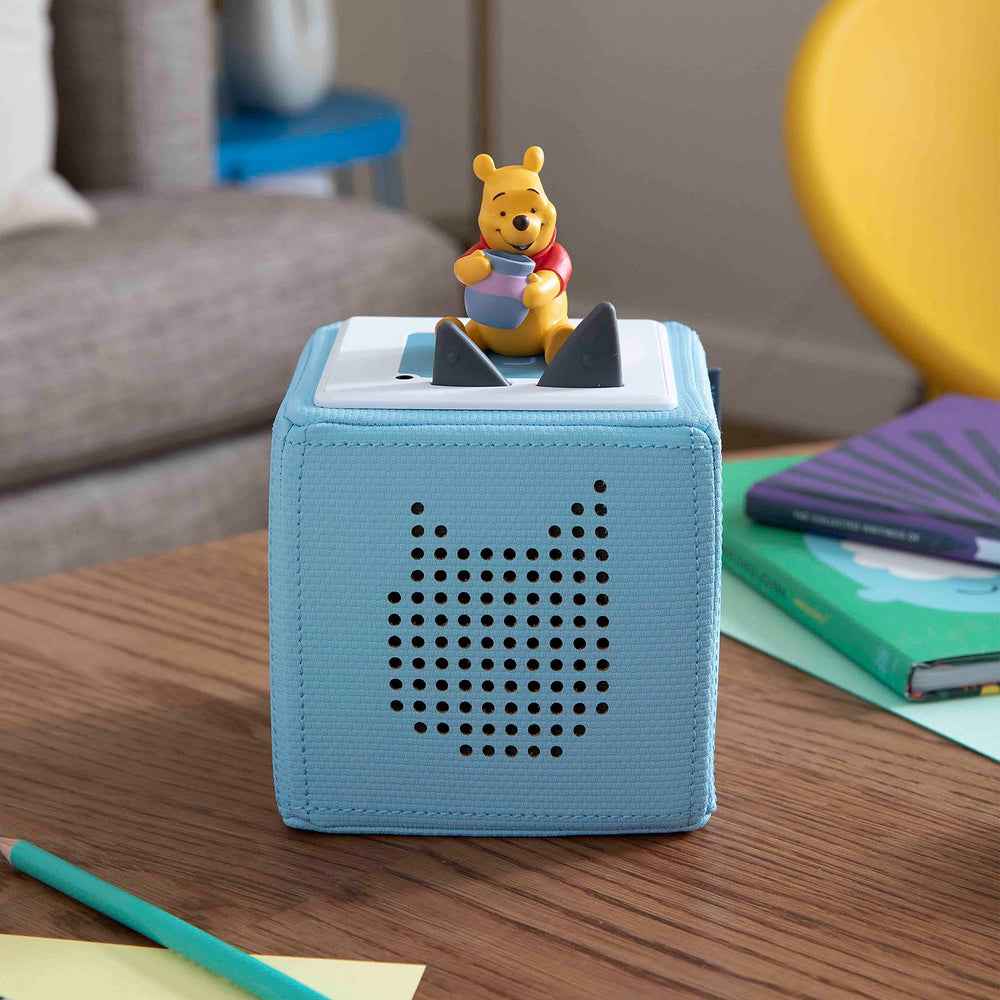Tonies Winnie the Pooh en ambiente infantil fomentando juego