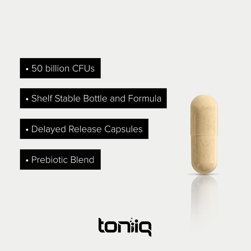 Toniiq etiqueta nutricional legible confirmando ingredientes y dosis