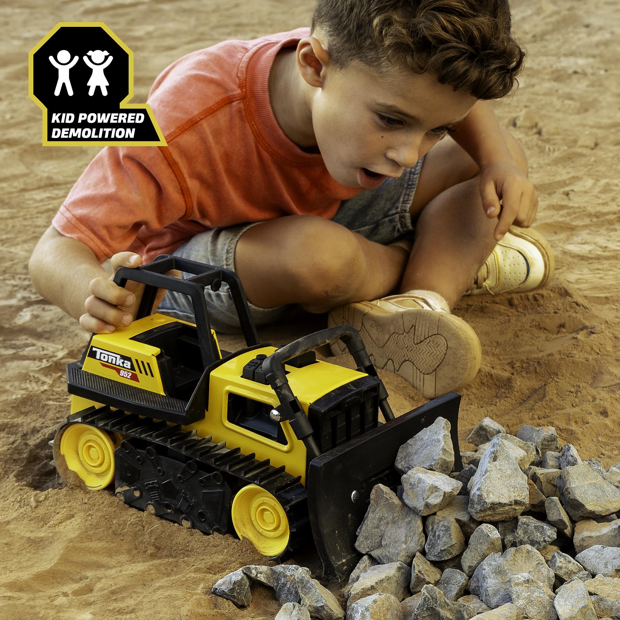 Tonka steel chassis detail revealing metal durability for long-lasting play benefit