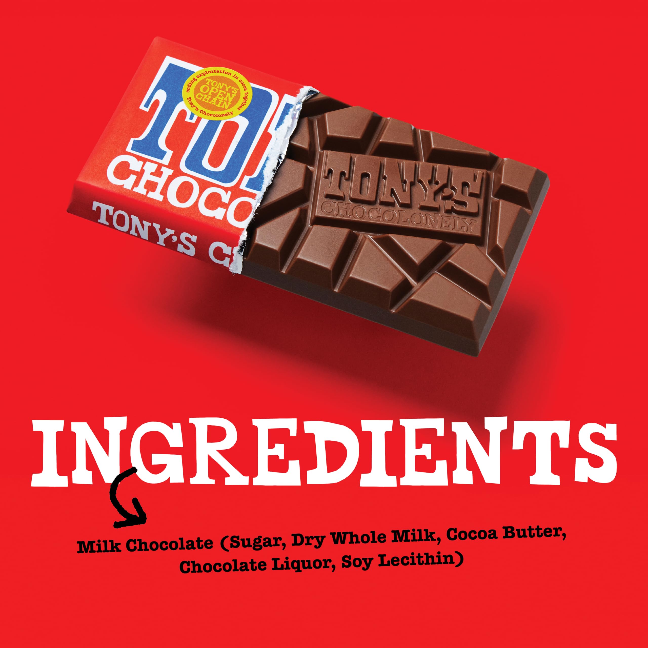 Tony’s Chocolonely barras partidas para compartir en reuniones