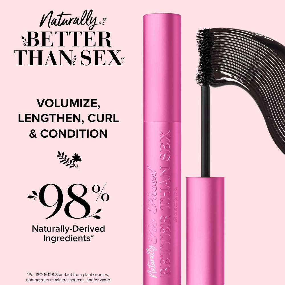 Too Faced textura de la fórmula negra densa que cubre sin apelmazar