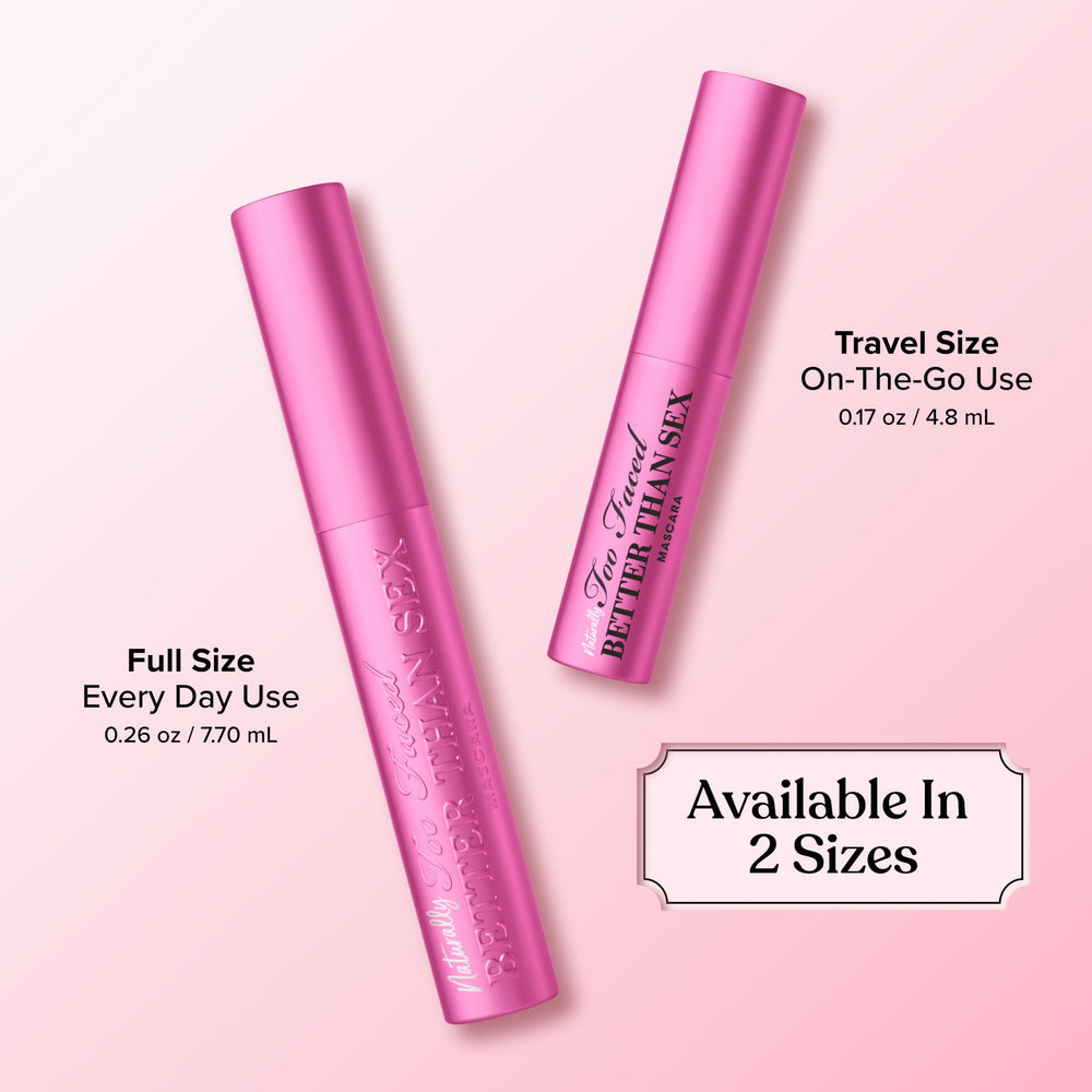 Too Faced ingredientes bambú y goji en primer plano indicando nutrición