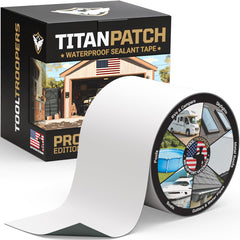 TOOLTROOPERS empaque frontal mostrando cinta TITANPATCH PRO y beneficios