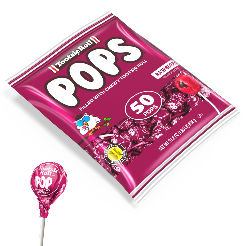 Tootsie Roll Tootsie Pop cortado revela centro masticable y sorpresa interior