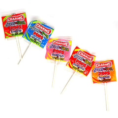 Tootsie Roll conjunto de paletas variadas mostrando las cinco mezclas frutales