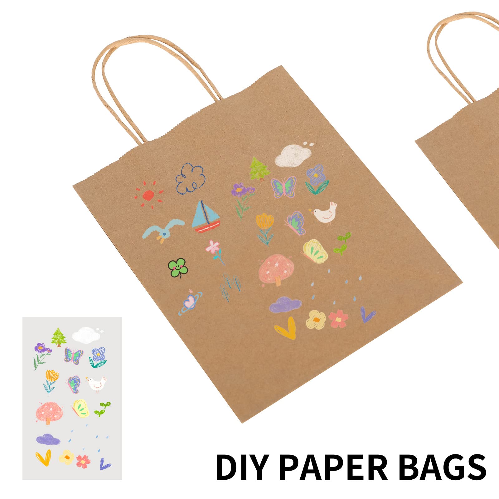 Toovip bolsas kraft personalizadas en evento ofreciendo opción de marca y diseño DIY