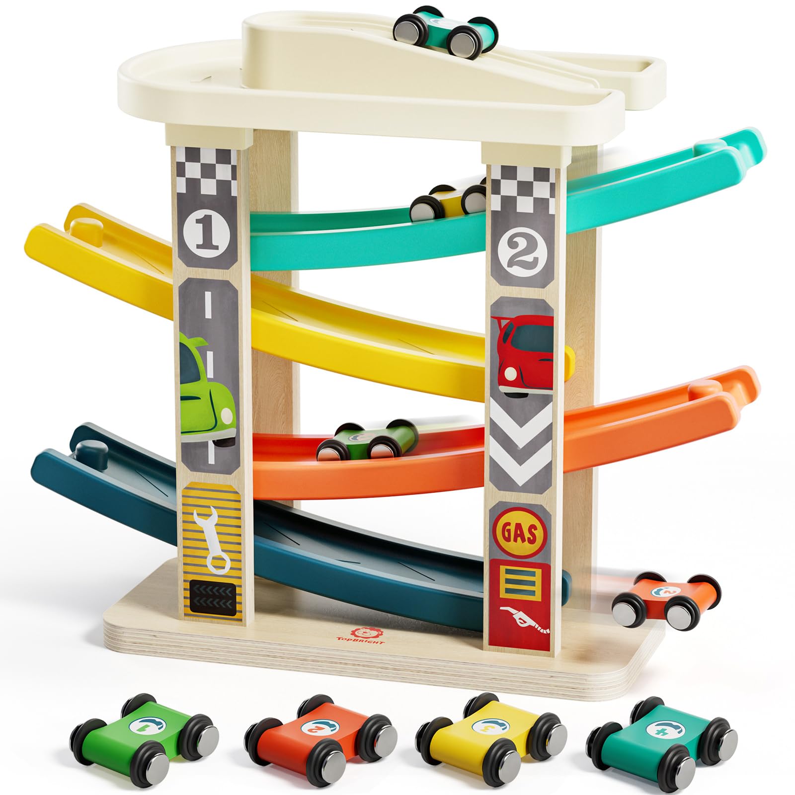 TOP BRIGHT front packaging showing set and features for quick selection