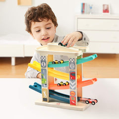 TOP BRIGHT top parking lot detail demonstrating easy toddler storage