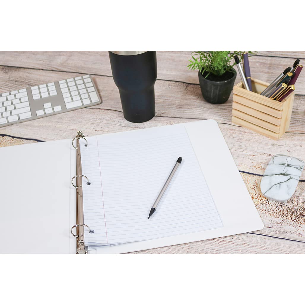 Top Flight hojas en uso sobre escritorio con bolígrafo, optimizando organización y notas