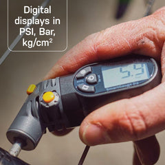 Topeak SmartGauge D2 pantalla LCD clara con selección de psi bar y kg/cm²