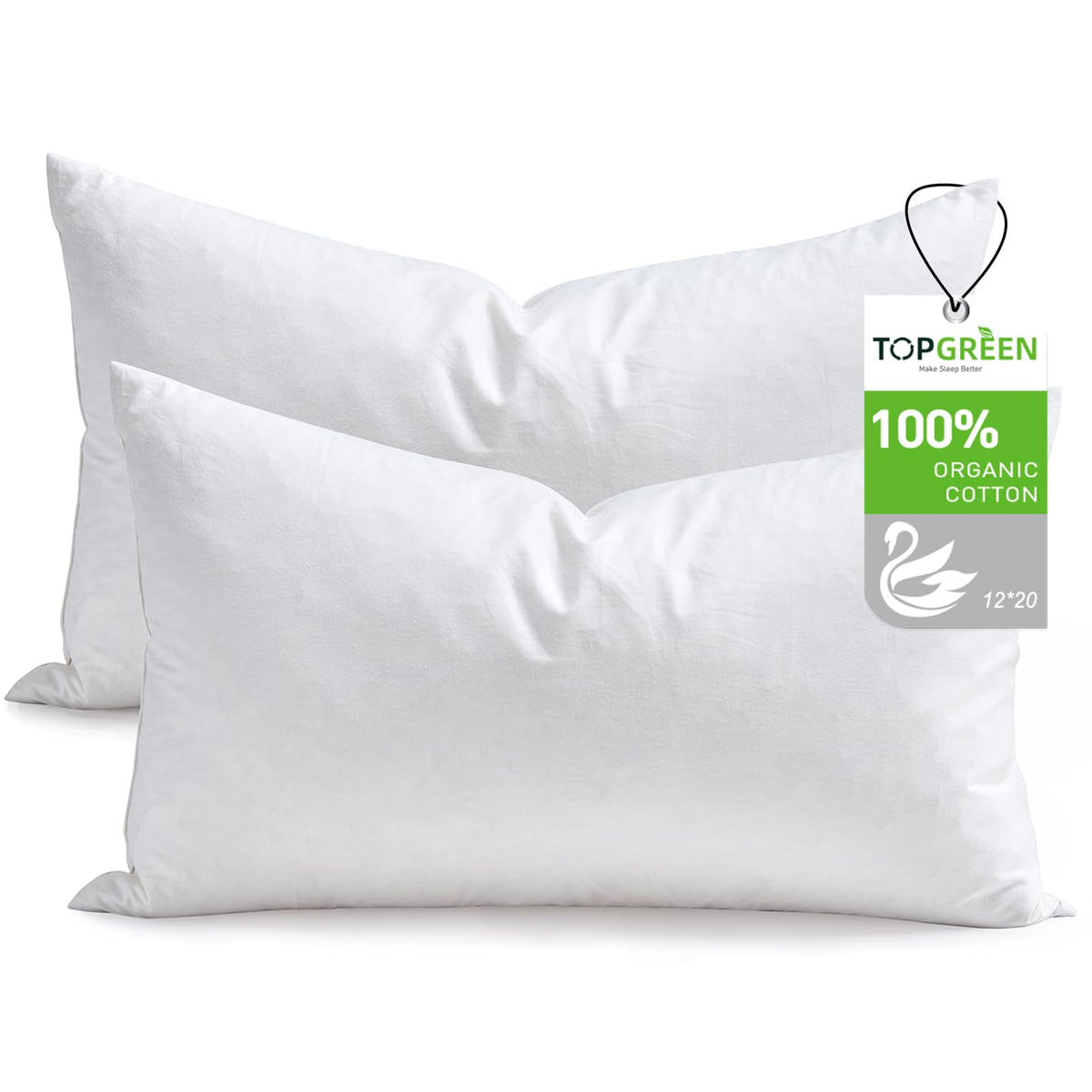 TOPGREEN vista frontal del pack de 2 rellenos, añade soporte decorativo