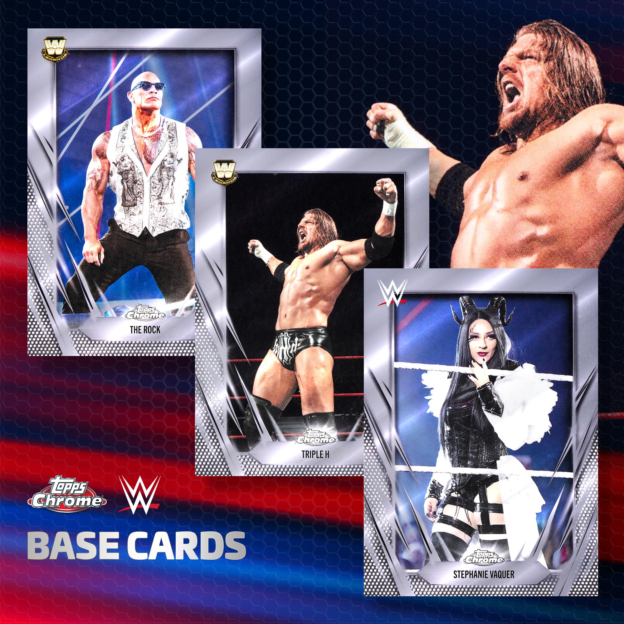 Tarjeta con autógrafo Topps Chrome WWE realzando valor de colección