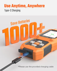 TOPTES CT-580 TFT display reading CO concentration clearly for quick decision making