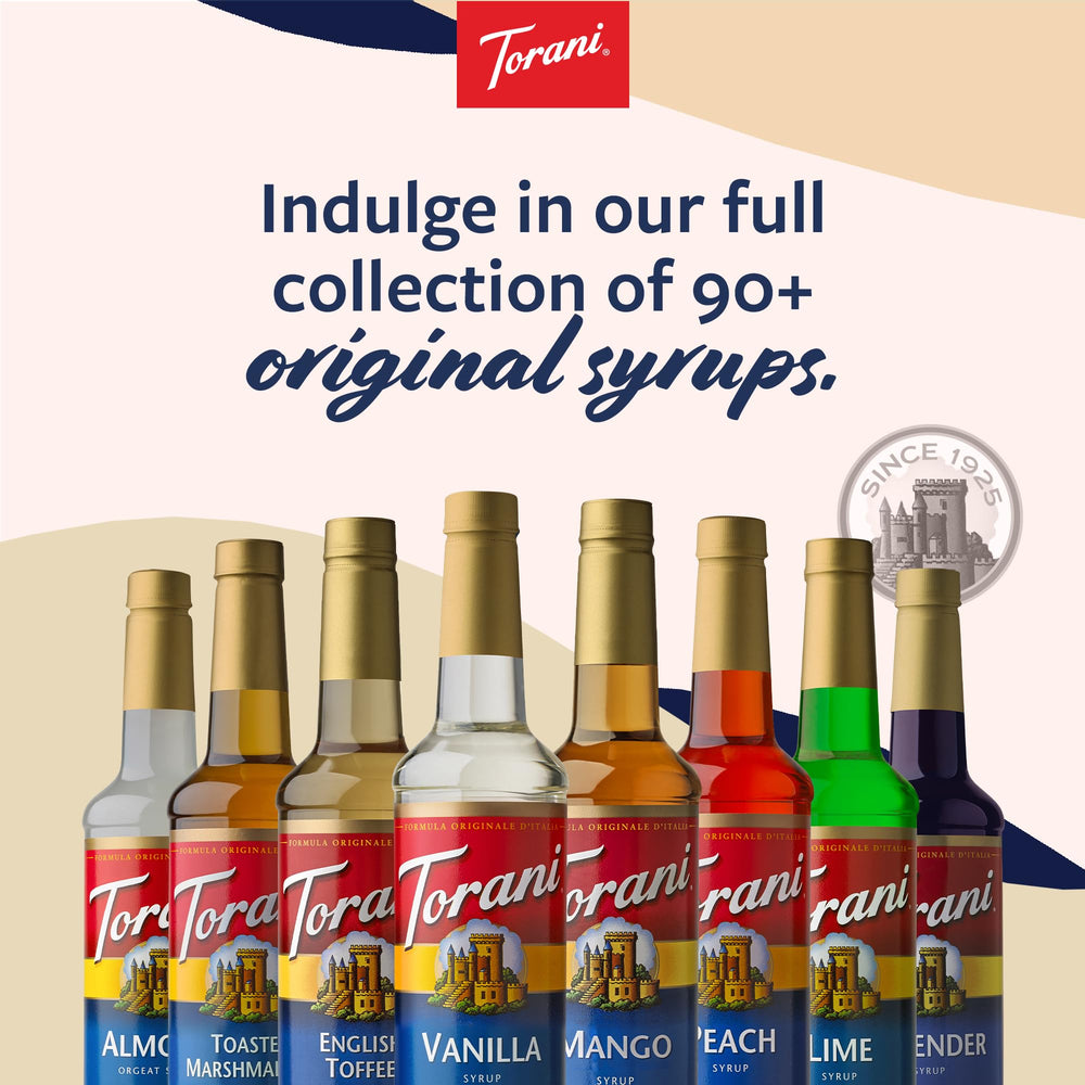 Torani pack preparado como regalo transmite presentación práctica y elegante