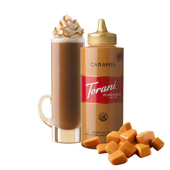 Torani etiqueta en detalle destacando ingredientes simples y confianza del consumidor