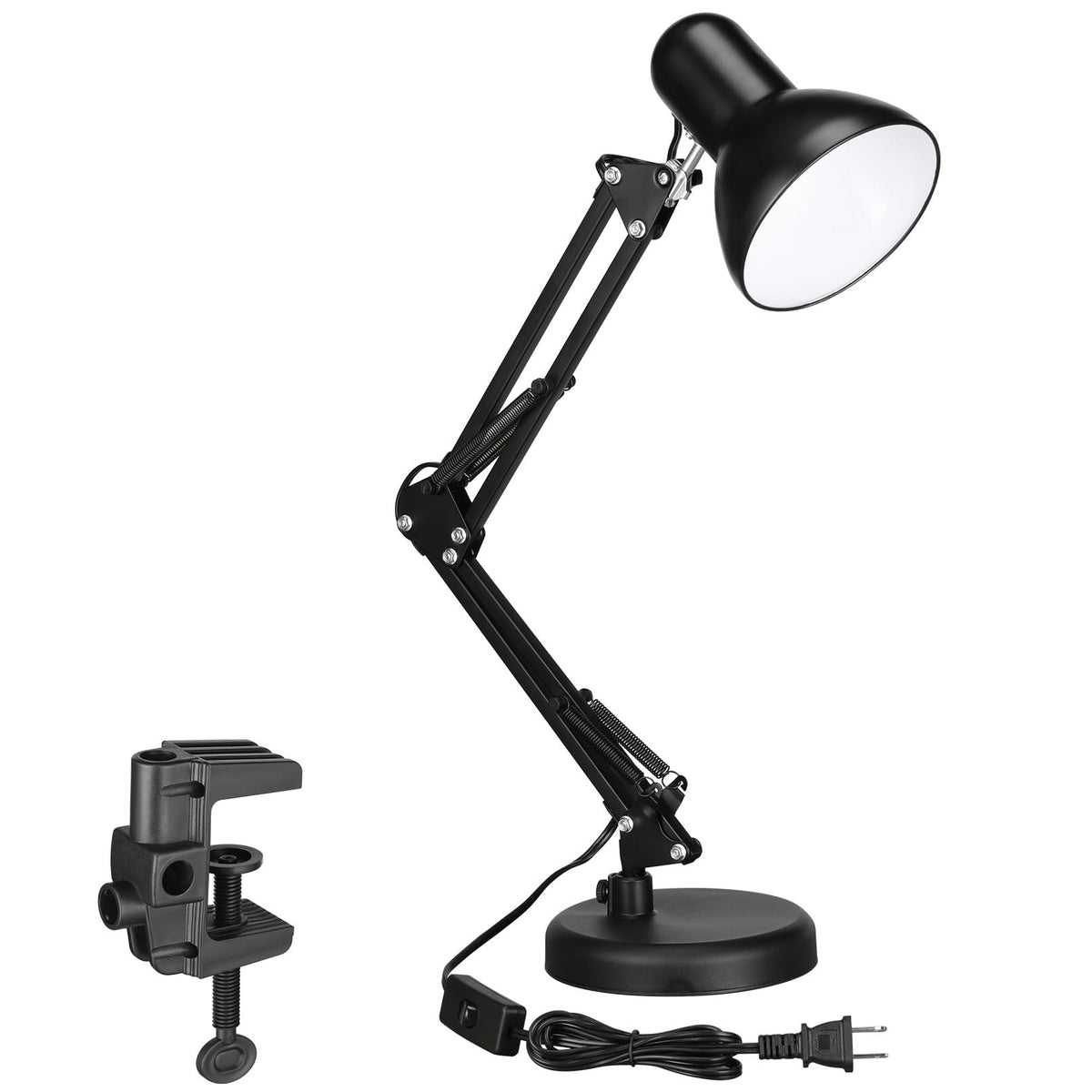 TORCHSTAR front view of lamp showing compact profile and sleek black finish for stylish lighting