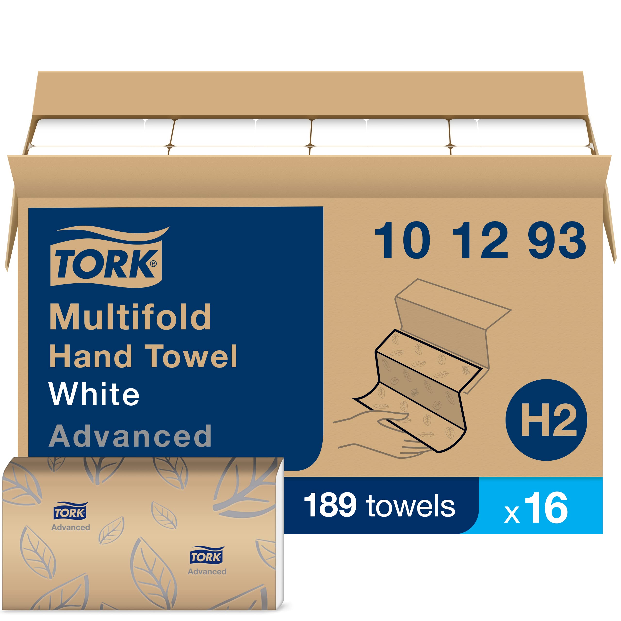 Tork primer plano textura 2 capas, mayor absorción visible