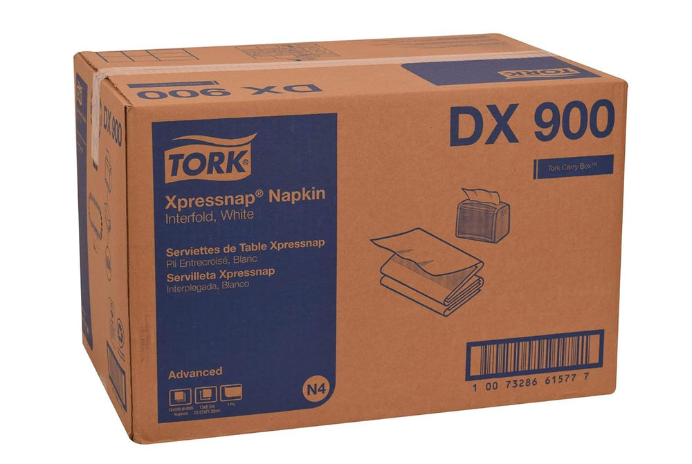 Tork servilletas DX900 pilas apiladas listas para uso en servicio intensivo