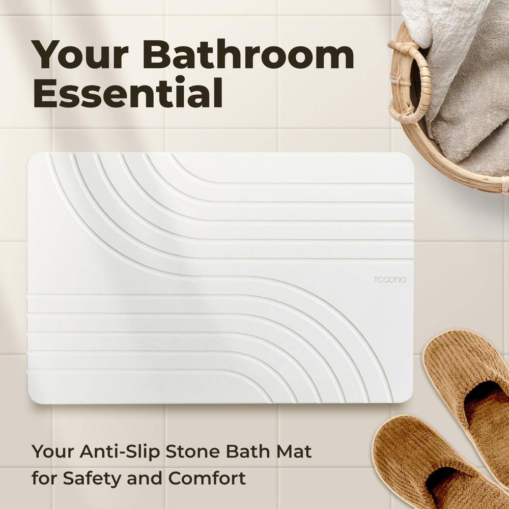 TOSORO en baño moderno aporta aspecto spa y funcionalidad