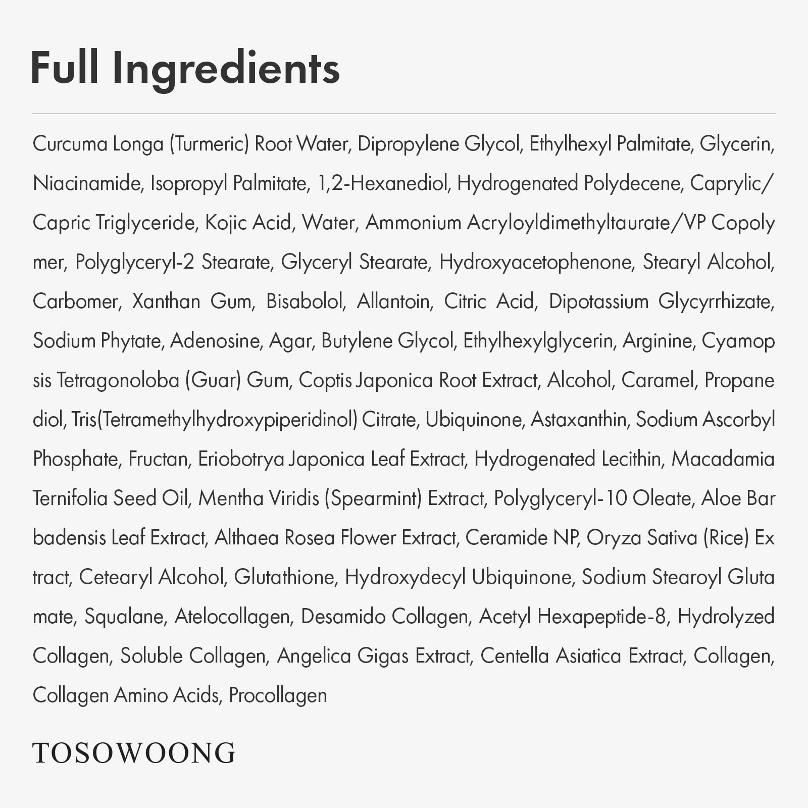 TOSOWOONG producto en rutina de cuidado diario que aporta uniformidad