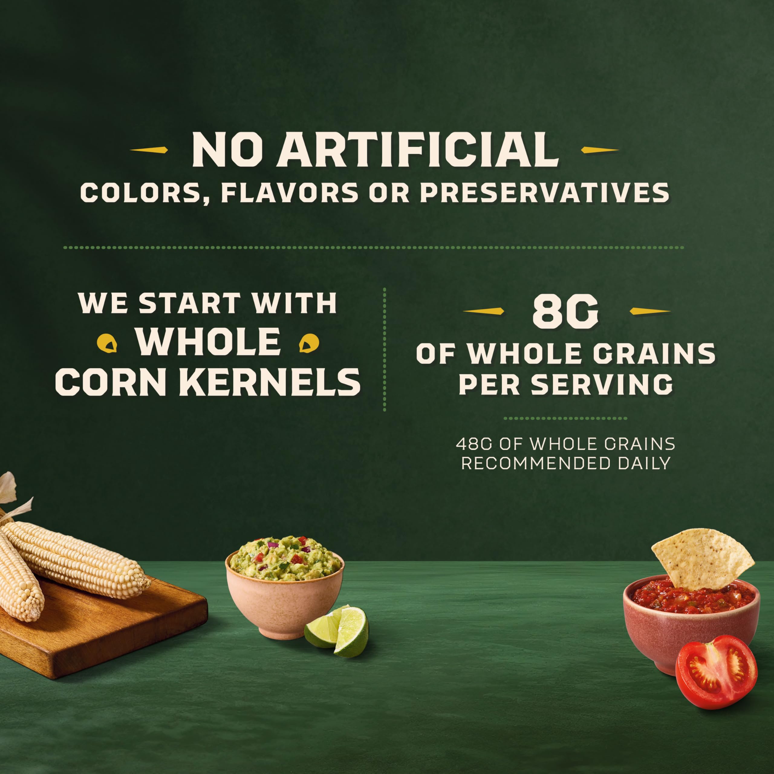 Tostitos etiqueta con ingredientes para información clara y confianza