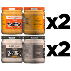 Tostitos textura cremosa del queso con jalapeños sabor equilibrado